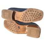 Donald J Pliner Block Heel Denim Mules Womens 6 Blue‎ Jean Slip On Loafers Blue Photo 8