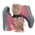 Sorel Out N About Cashmere-Lined Lux Duck Boots Burgundy Red Size 8 Photo 2