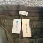 NWT Level99 Linen and stencil Jogger Pants Sz L Green Size L Photo 2