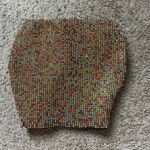 Rainbow Sequent tube top size medium Red Photo 1