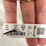 Madewell Women's Size 26 Mid Rise Kick Out Crop White Denim Jeans NWT Summer Photo 4