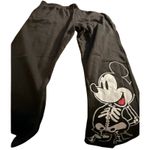 Disney Mickey Mouse Glow in the Dark Skeleton Jogger Pants, 28” Inseam, Size XL Juniors Photo 5