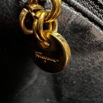 Salvatore Ferragamo Brown Leather Shoulder Bag with Gold Accent Photo 8