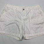 Caslon  flat front 5” chino white short size large Photo 0