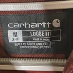 Carhartt  Women's Rugged Flex Loose‎ Fit Midweight Flannel Long-Sleeve Plaid Photo 3