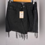 Missguided   Petite Super Distressed Denim Mini Skirt in size 6 P.  NWT Photo 1
