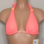 Hobie  neon splash string bikini top. NWT Photo 0