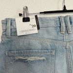 NWT Kancan 90s Boyfriend High Rise Distressed Denim Shorts 11 29 Blue Photo 2