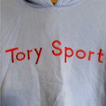 Tory Burch Tory Sport Spell Out Hoodie Blue Photo 1