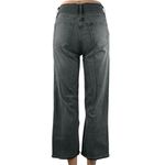 Gap 1969 Women's Black Gray Wide Leg High Waisted Denim Jeans Pants Size 24 Photo 2