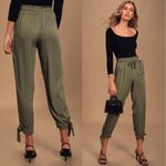 Lulus LULU’S Sebastian Olive Green Pants Photo 1