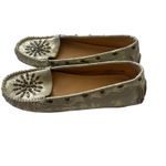 Bamboo  NWOB Women's Size 6.5 Metallic Foil‎ Boho Moccasins Flat Shoes Photo 1