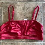Aerie Satin Stretch Bandeau Sundried Size Small Photo 4
