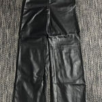 SheIn  Faux Leather Wide Leg pants black Photo 0