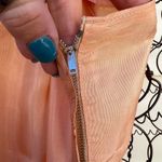 Vintage 60s peach sateen slip dress XS? Orange Photo 3