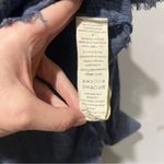 Free People Talk To Me Popover Gauze Tunic Shirt Blouse XS sheer blue Boho Photo 7