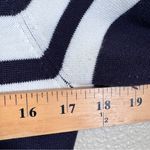 Eliza J  Blue White Pink Striped Sweater Dress Womens L Mini Long Sleeve Fall Photo 3