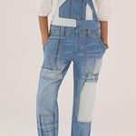 Anthropologie Pilcro The Wanderer Patchwork Overall Size 28 Photo 1