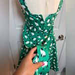 Ixia Green Teal/Cat dress Pinup Tie Photo 7