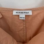 We Wore What Harper Dress Maple Sugar Button Front Midi Dress Women’s Size XS Photo 4