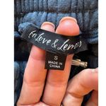 For Love & Lemons  Sweatpants Women Small Blue High Rise Josie Jogger Pants Photo 9