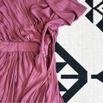 Free People Lucid Dream Draped Front Long Sleeve Mini Dress in Mauve Size 0 Photo 6