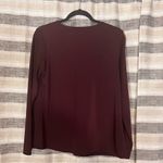 Chico's Easywear By Chico’s Burgundy Cardigan Size 1 (Small/8) Photo 1