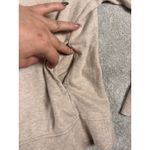 Pact womens heather oatmeal full zip hooded jacket medium beige Organic Cotton Photo 4