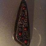 Vintage middle eastern pendant brooche Sterling Photo 0