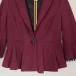 Anthropologie TABITHA Striped Peplum Blazer Jacket Photo 3