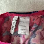 Calvin Klein  Floral Print Short‎ Sleeve T-Shirt Womens Photo 2