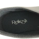 Refresh  Womens Slip On Sneakers Embroidered Floral Faux Leather Black Size 6.5 Photo 5