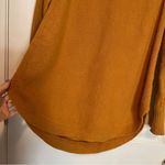 Moth Anthropologie Brenta Cowl Neck Sweater Sz Medium Marigold Mustard Yellow Photo 8