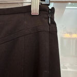 White House | Black Market  Classic A-Line Black Front Slit Skirt Women’s Size 8 M Photo 2