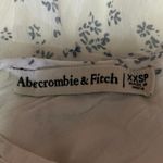 Abercrombie & Fitch  White Floral Chiffon Puff Sleeve Tiered MIni Dress Size XXS Photo 3