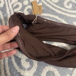 SKIMS  Size Large Swim Bandeau Bikini Top Cocoa  NWT Missing Strap Photo 5