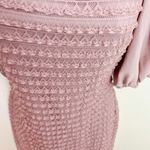 Lulus  Womens Medium Whimsical Date Night Ruched Bodycon Mini Night‎ Out Pink Photo 5