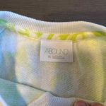 Abound  Women's Green‎ & White Cotton Long Sleeve Sweatshirt Pullover Size XS Photo 1