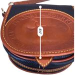 Dooney & Bourke "All Weather Leather" duck bag mini crossbody in navy blue Photo 11