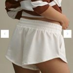 XL NWT Daily practice Knit White Cream Shorts Size XL workout exercise Comfort Photo 1