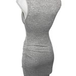 Aritzia  Wilfred Izadora Gray Asymmetric Sleeveless Wrap Bodycon Mini Dress XXS Photo 1