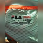 FILA  Aqua and Coral Short Sleeve Running Tee Size Large Photo 3