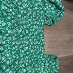 easel Green Floral Dress Photo 2