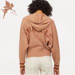 H&M Pringle of Scotland size extra small brown wool blend collab varsity hoodie Photo 1