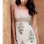Anthropologie Moulinette Soeurs Majorelle Sleeveless Pink/Green Dress Photo 6