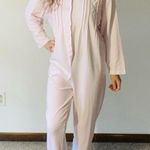 Aria VINTAGE Embroidered Henley Pajama Jumpsuit Photo 0