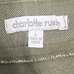Charlotte Russe  Olive Green Minj Moto Skirt NWT Photo 5