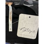 Free People Galaxy Corset Tank Top Size Small Mesh Black Gray Floral Cropped NWT Photo 7