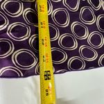 Oboe strapless Y2K purple tie back top casual vintage large geometric 90s Photo 8