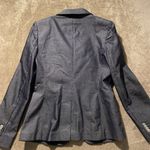 Brooks Brothers  Women’s Navy Cotton Single Breasted Blazer Size 4 Silver Buttons Photo 4